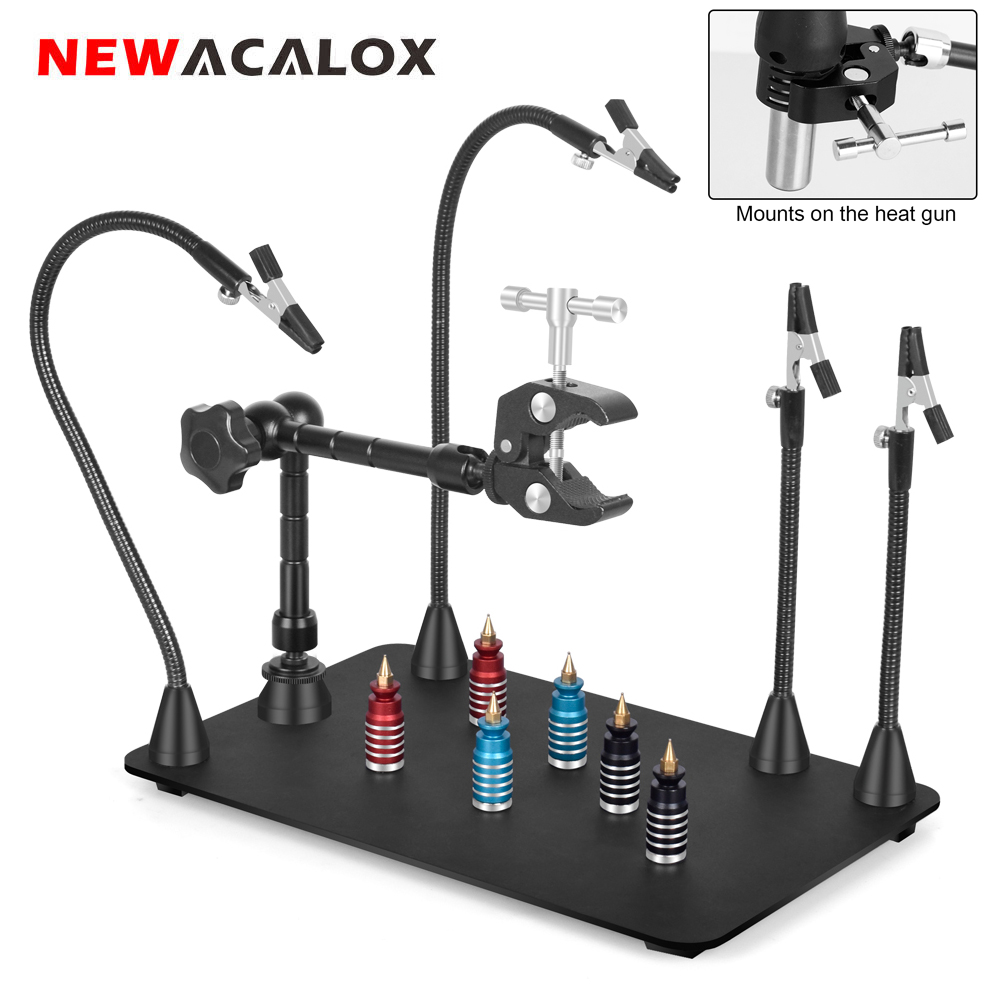Heat Gun Embossing - NEWACALOX Strong Magnetic Base PCB Holder