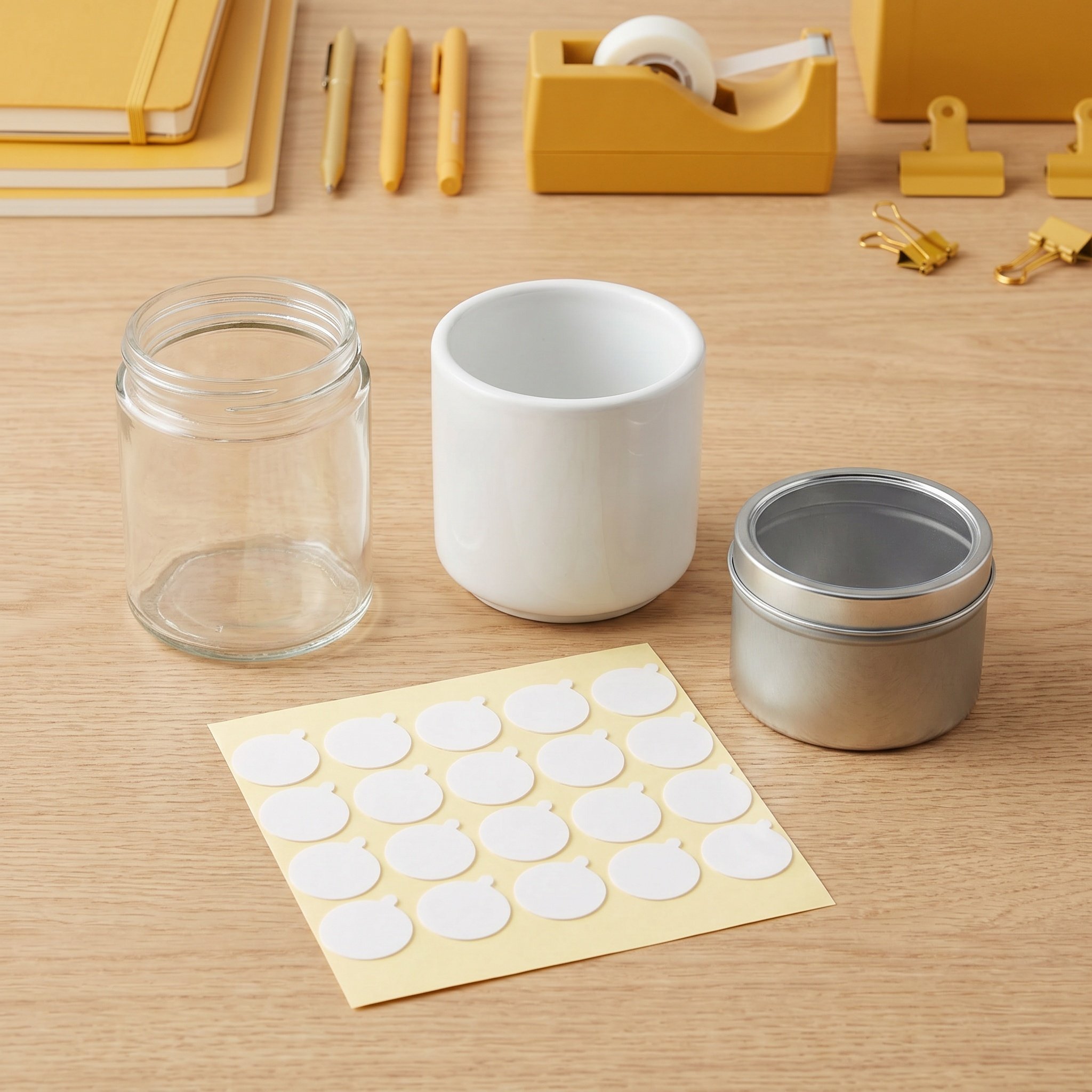 Adhesive Dot Wick - 800Pcs Wick Sticky Tabs Double Sided