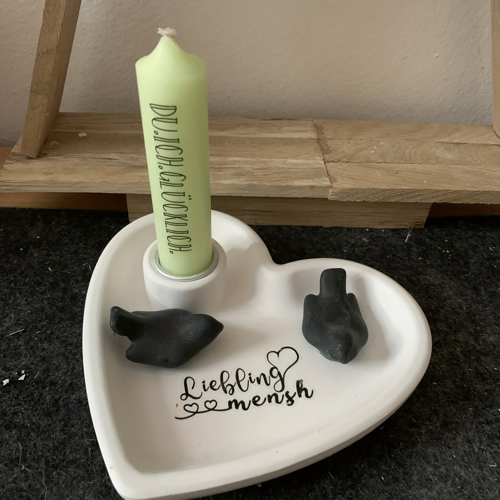 Candle Making Tools - Heart-Shaped Candle Holder Silicone Molds for