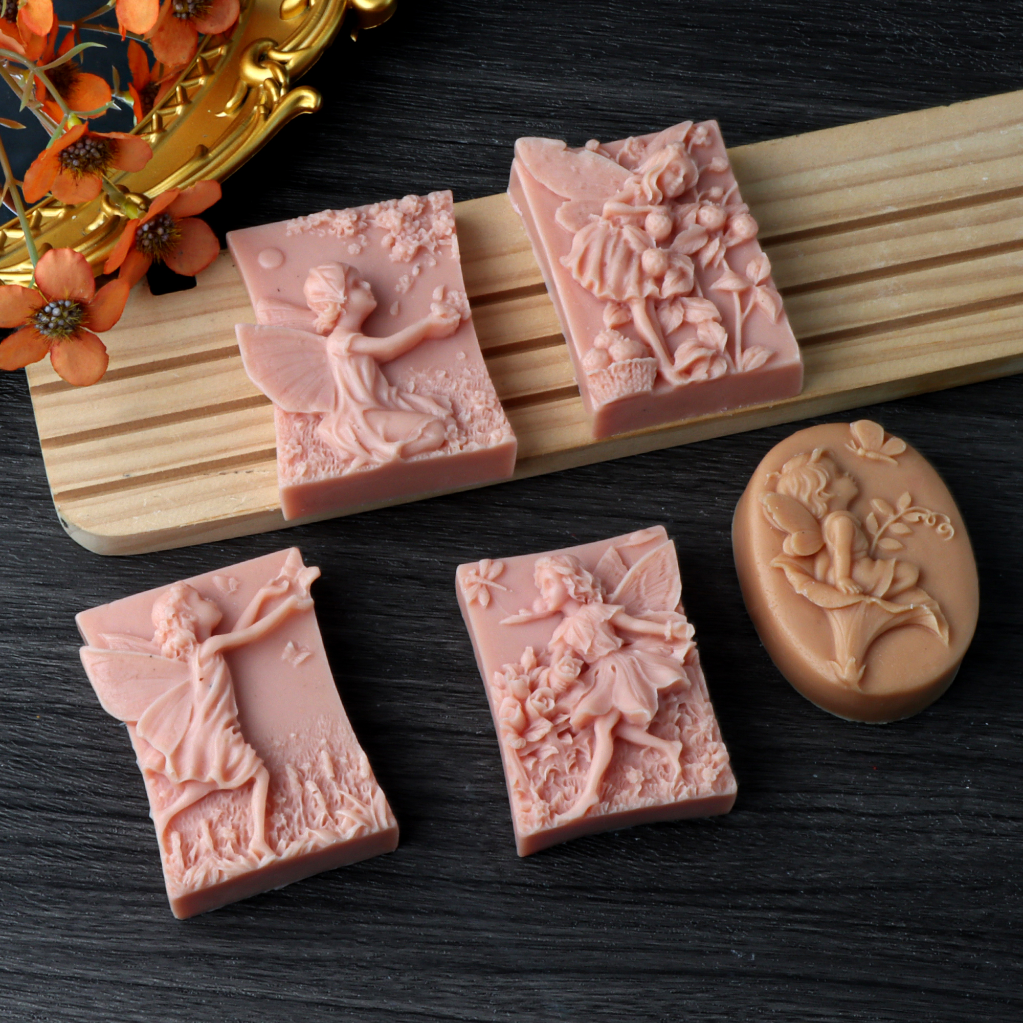 Candle Making Tools - Flower Fairy Silicone Soap Mold DIY
