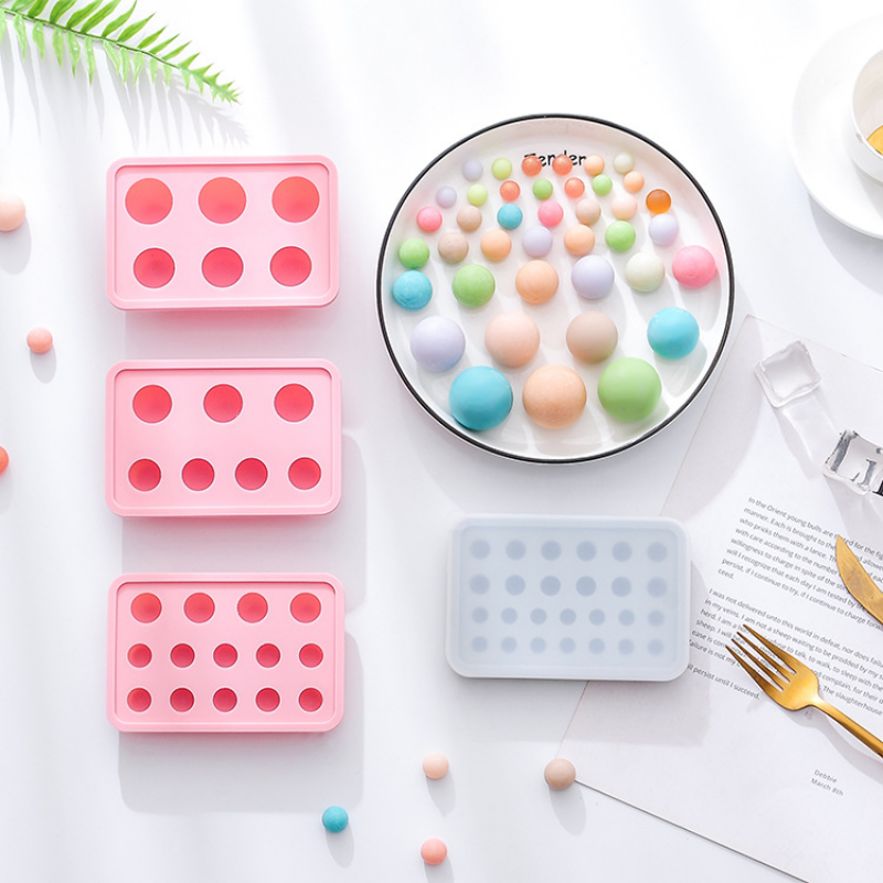 Candle Making Tools - Multi Size Round Ice cube Silicone