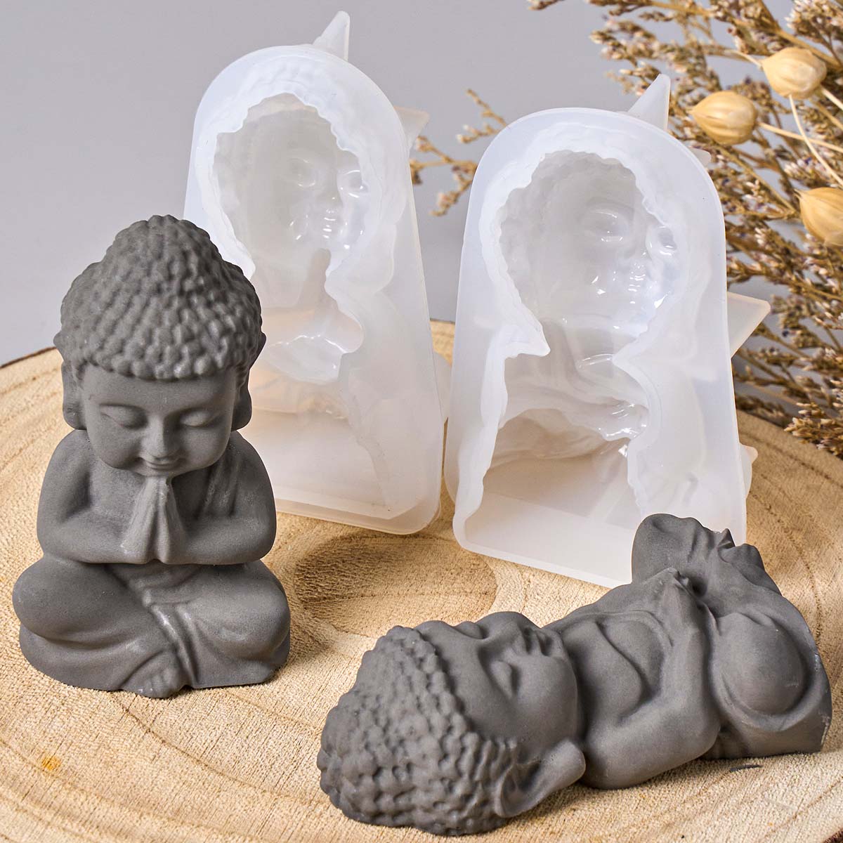 3D Buddha Silicone Candle Mold – Candle Making Process Bewertung und Preis