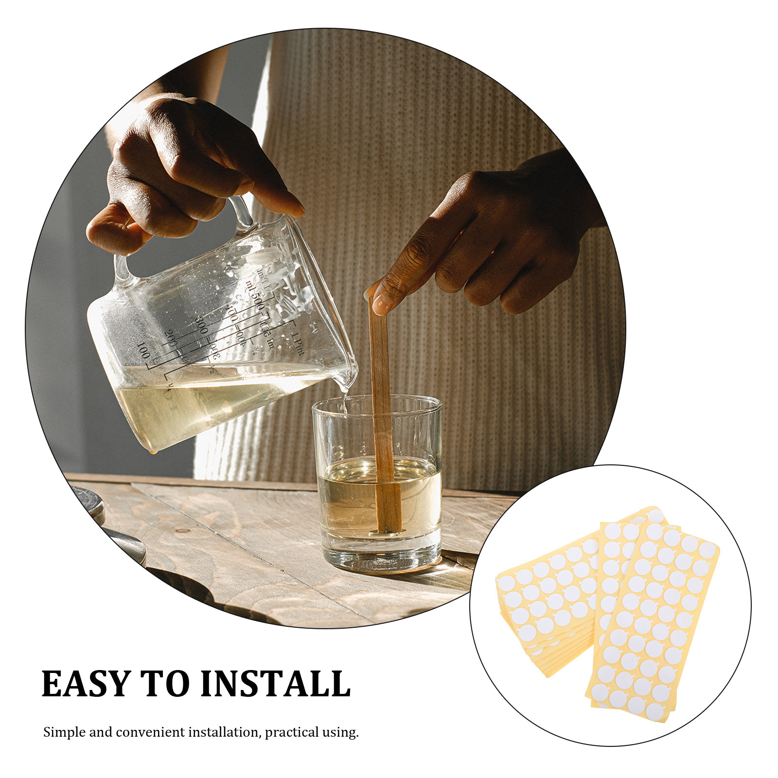 400Pcs Wick Stickers Double Si – Adhesive Dot Wick Bewertung und Preis