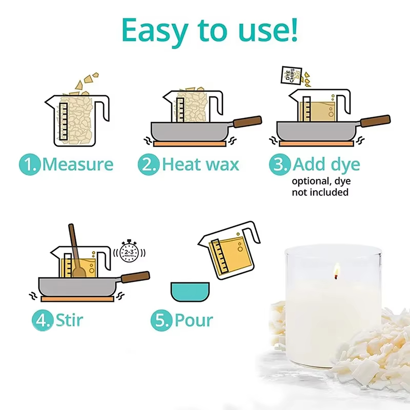 1kg/500/250/100g Pure Soy Wax  – Candle Making Experience Bewertung und Preis