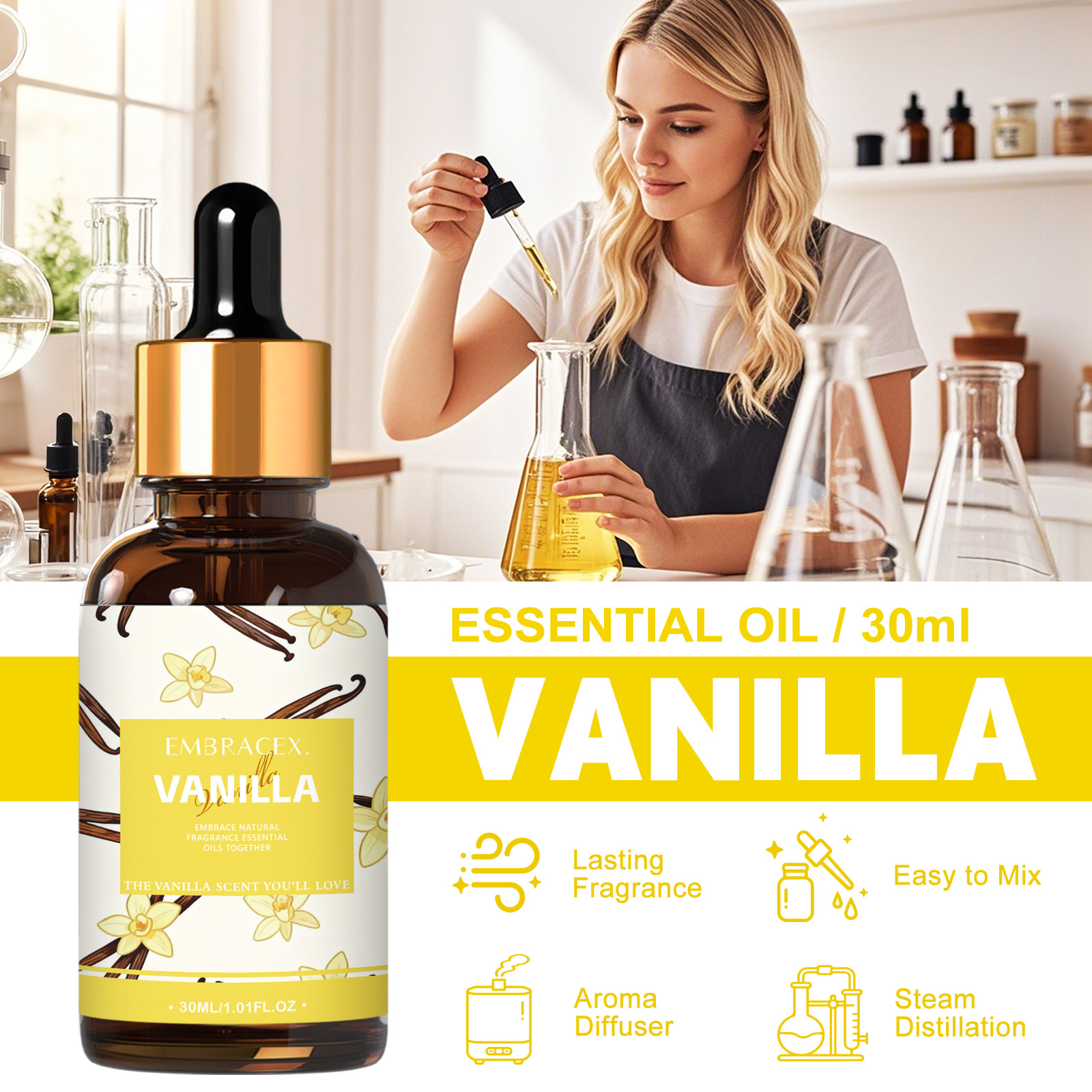 30ml Vanilla Essential Oil Per – Candle Making Ingredients Bewertung und Preis