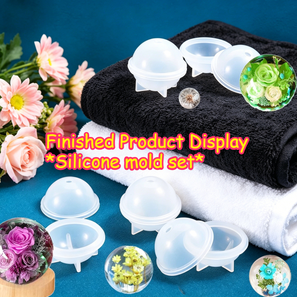 5Pcs Sphere Silicone Mold Kit  – Candle Making Kit For Kids Bewertung und Preis