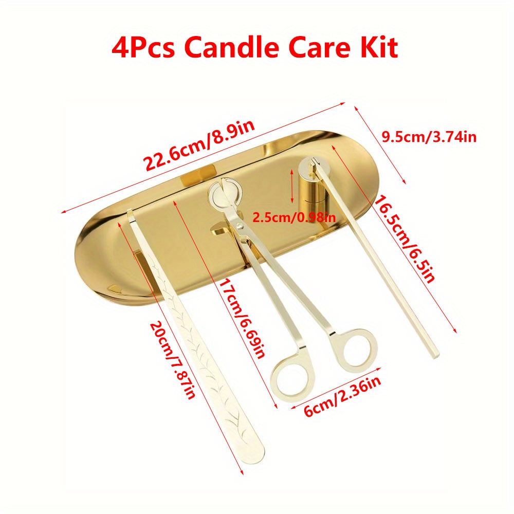 4pcs/set Luxury Candle Care Ki – Candle Making Tools Bewertung und Preis