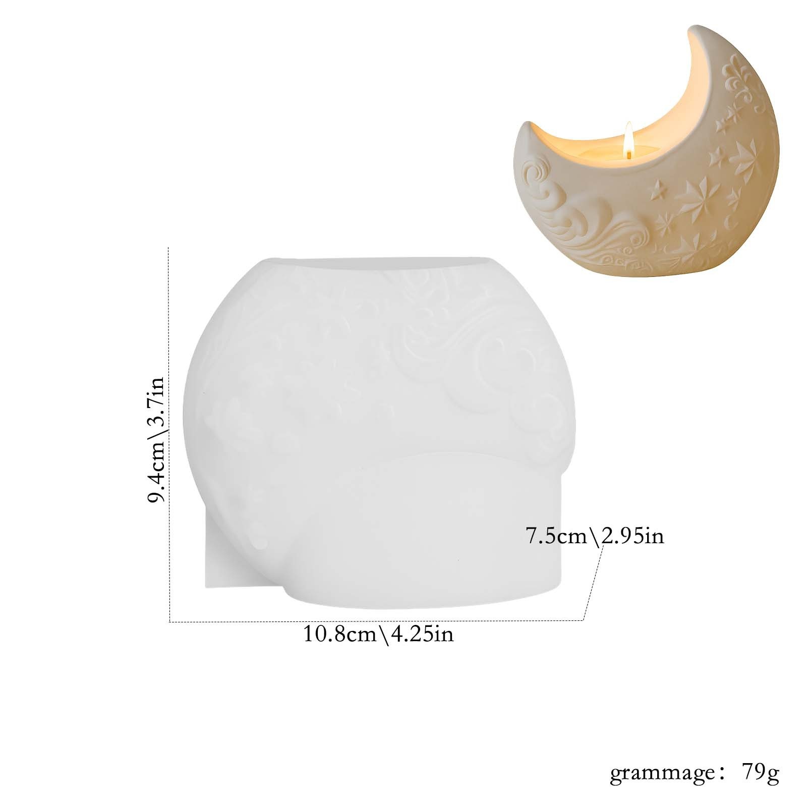 3d Relief Moon Gypsum Resin Mo – Candle Making Process Bewertung und Preis