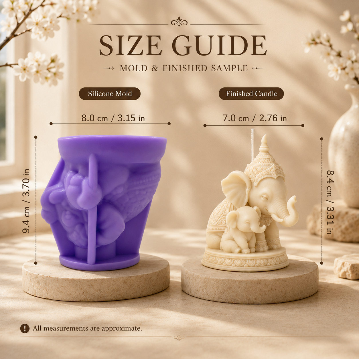 Thai Mother and Child Elephant – Candle Making Kit For Kids Bewertung und Preis