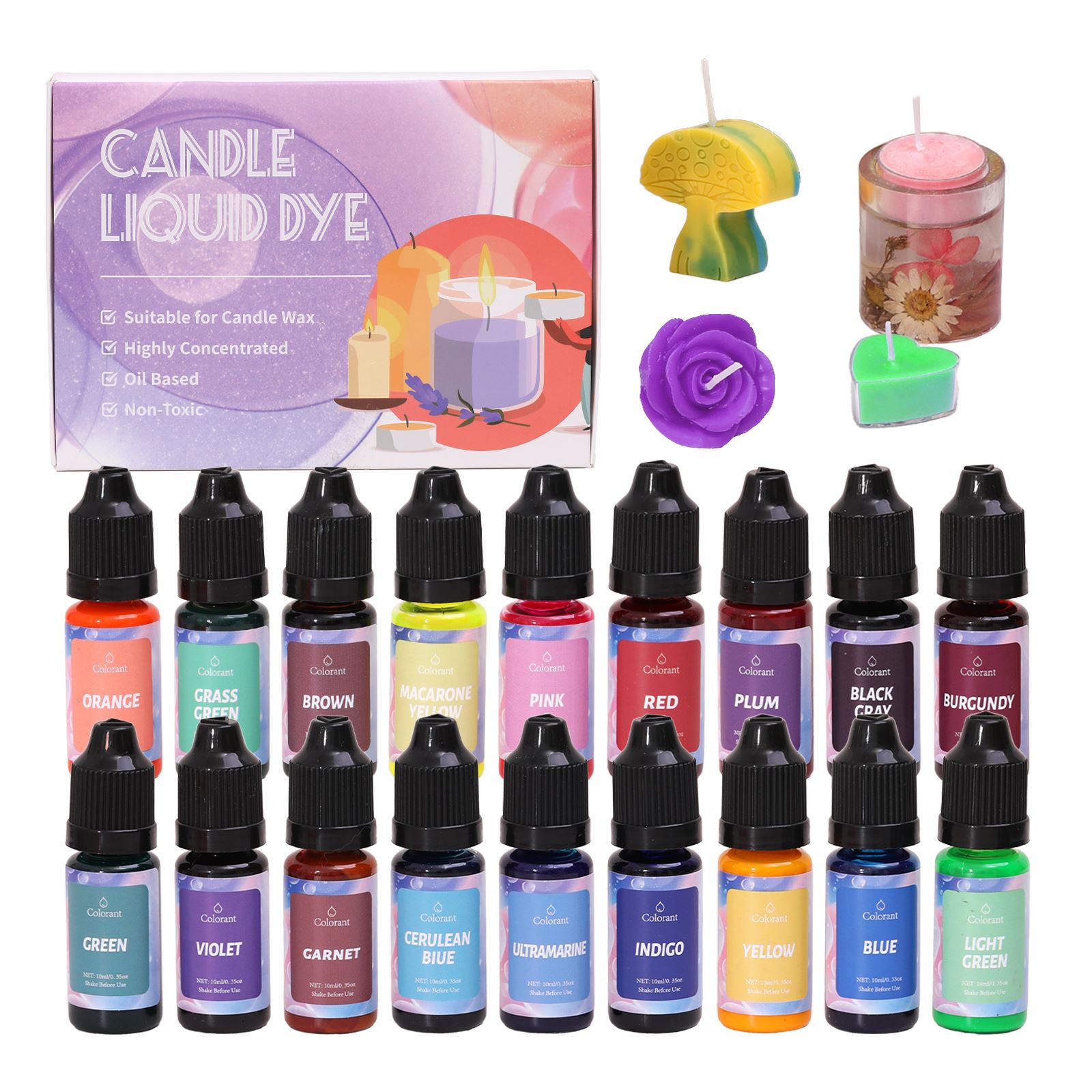 1Set Candle Dyes Kit DIY Candl – Candle Making Instructions Bewertung und Preis