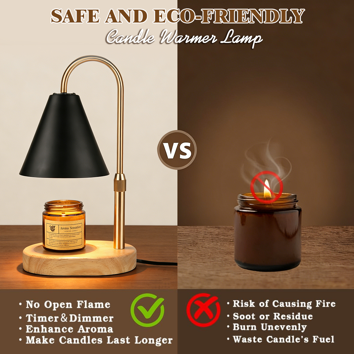 Black Candle Warmer Lamp with  – Candle Making Wax Melter Bewertung und Preis