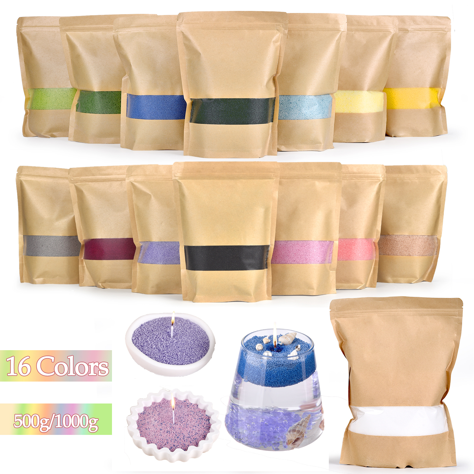 500g-1kg Sand Wax Ice Flower W – Candle Making Material Wholesale Bewertung und Preis