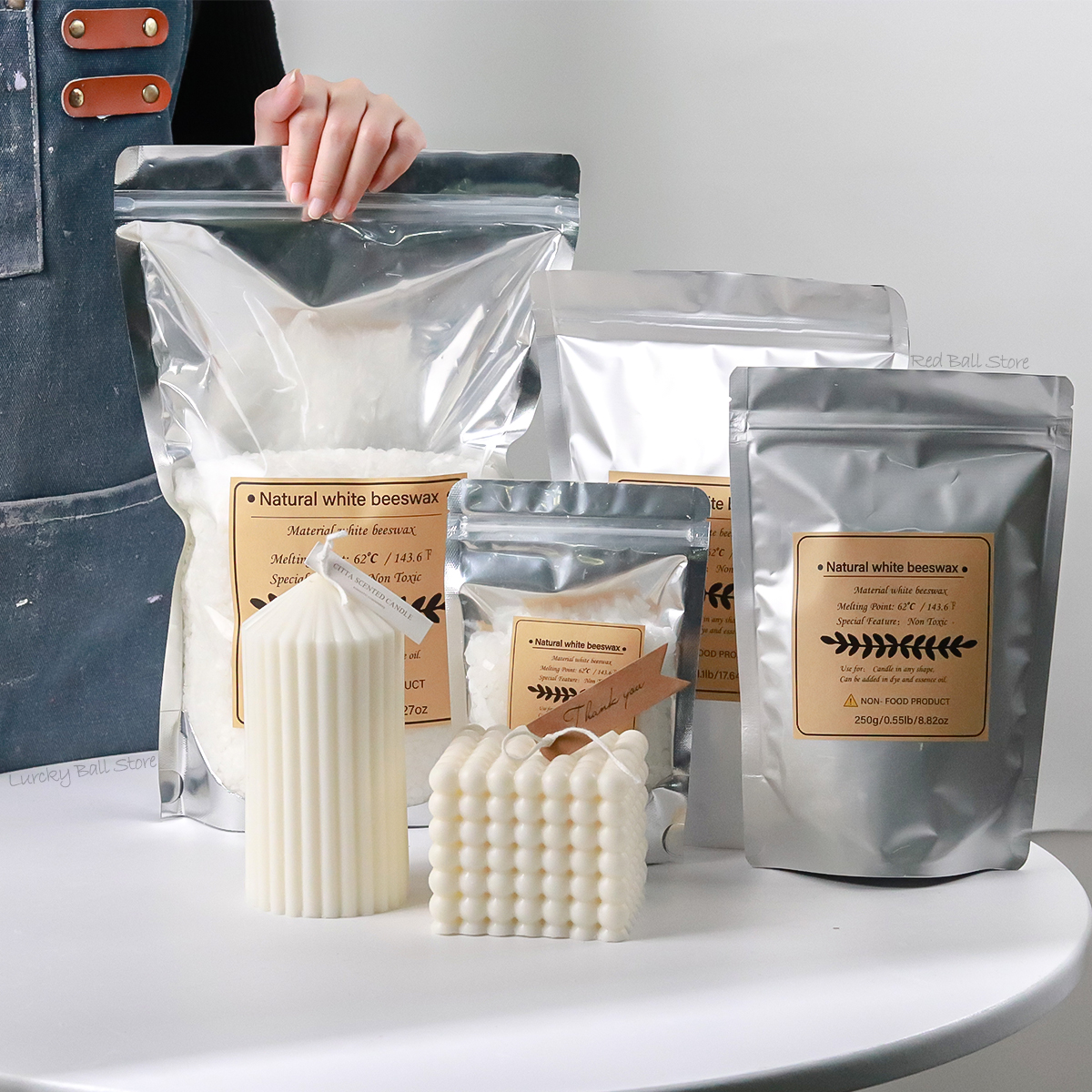 500g White Beeswax Granular Sc – Candle Making Material Wholesale Bewertung und Preis