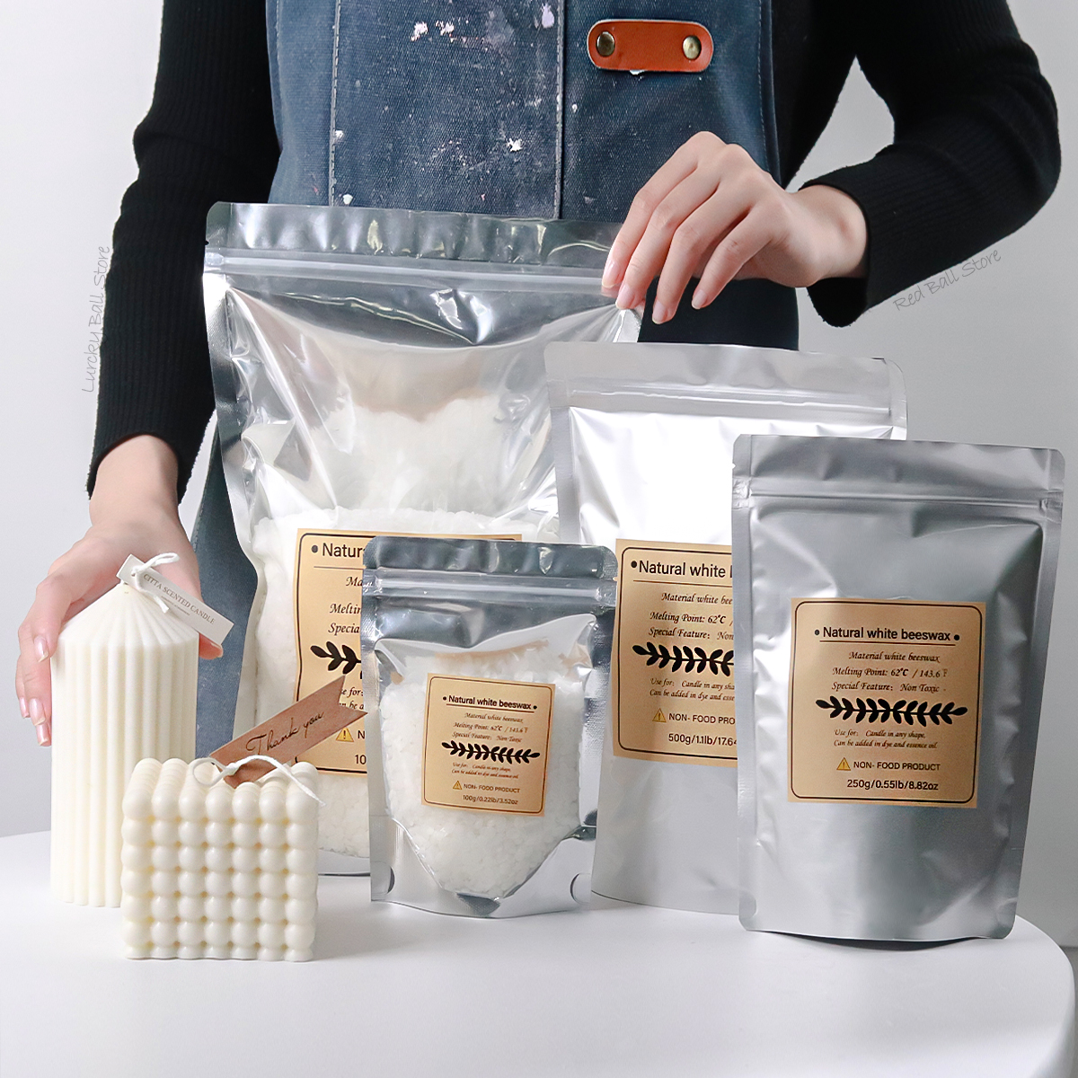 500g White Beeswax Granular Sc – Candle Making Material Wholesale Bewertung und Preis