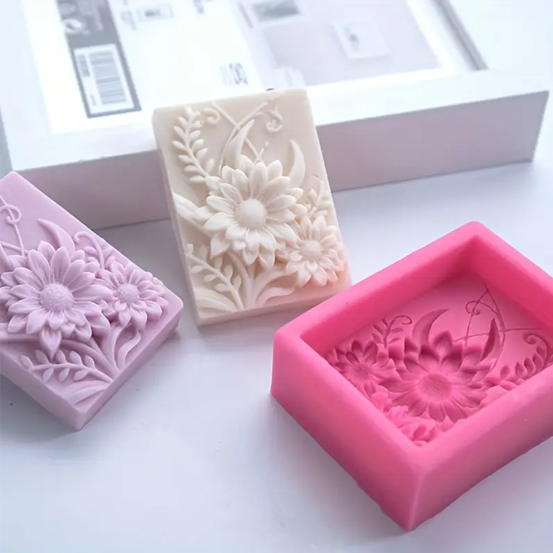 3D Flower Square Soap Silicone – Candle Making Tools Bewertung und Preis