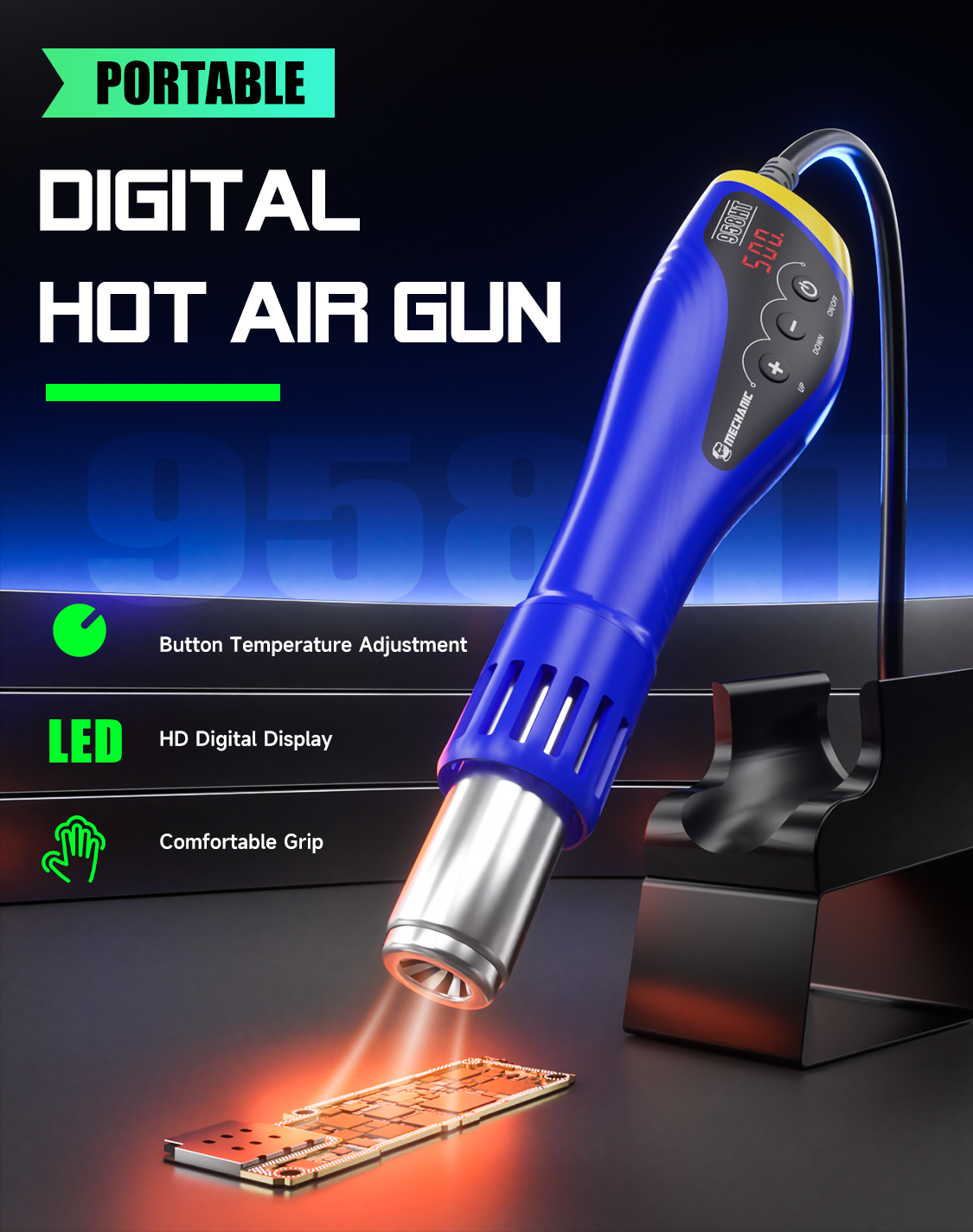 MECHANIC OFFICIAL HT-958 Porta – Heat Gun Embossing Bewertung und Preis