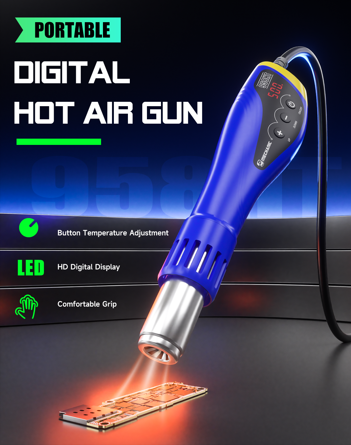 MECHANIC 958HT Digital Hot Air – Heat Gun Embossing Bewertung und Preis