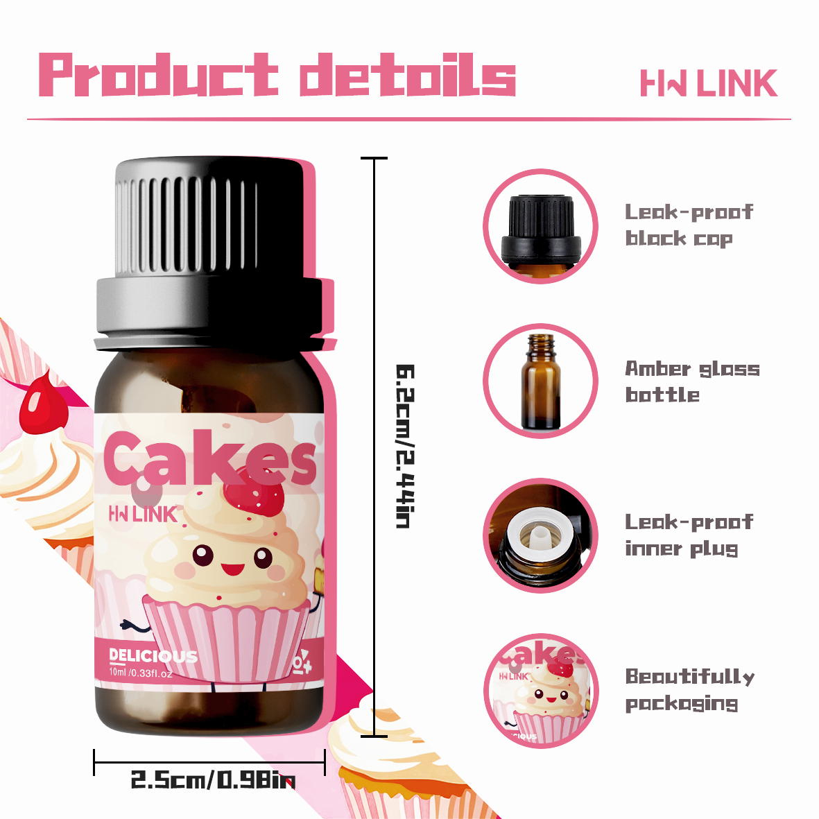 10ml Cakes Essential Oils Perf – Candle Making And Perfume Bewertung und Preis