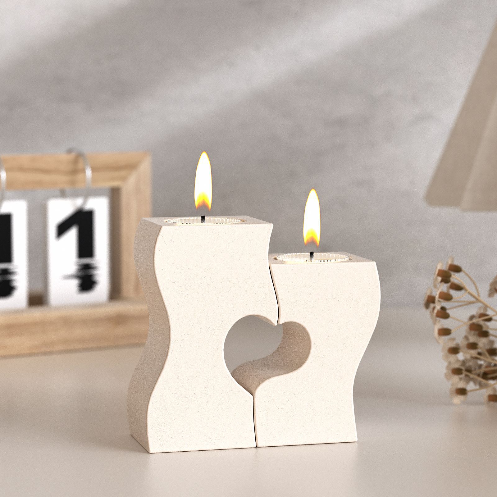 S Heart Candlestick Silicone M – Candle Making Tools Bewertung und Preis