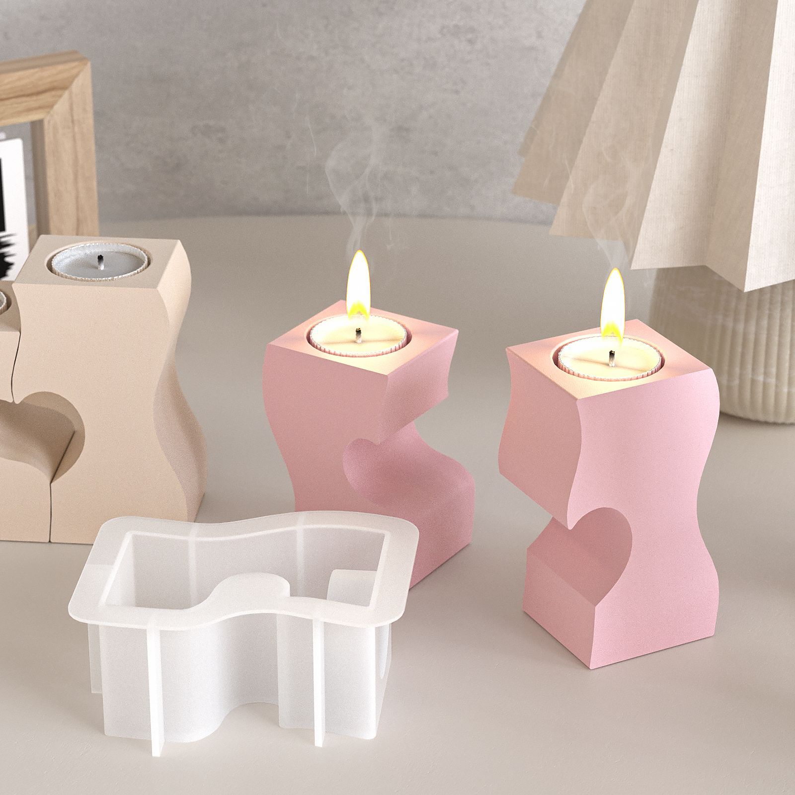 S Heart Candlestick Silicone M – Candle Making Tools Bewertung und Preis