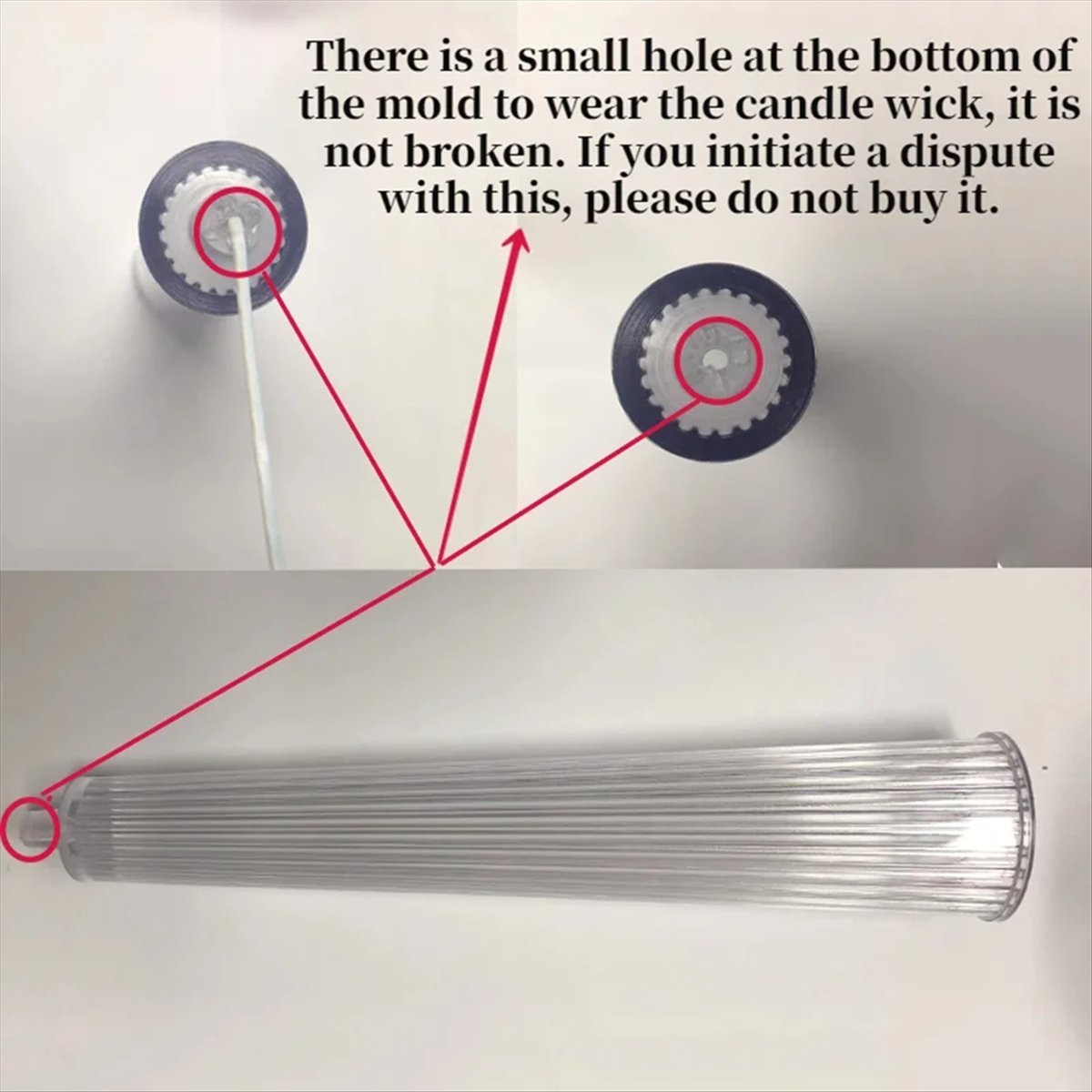 *ABAB Striped Long Pole Column – Candle Making Tools Bewertung und Preis