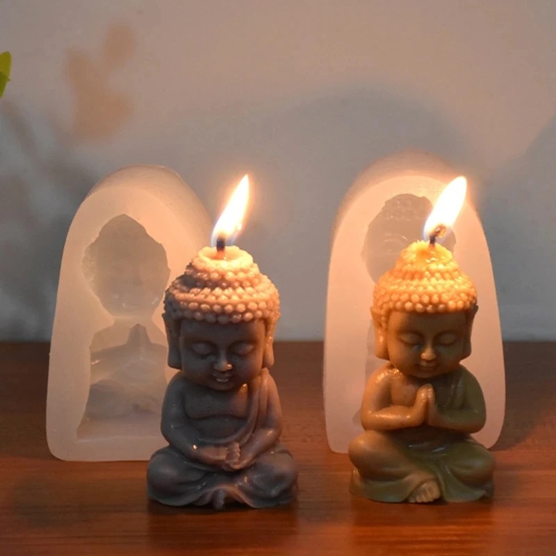 3D Buddha Silicone Candle Mold – Candle Making Process Bewertung und Preis