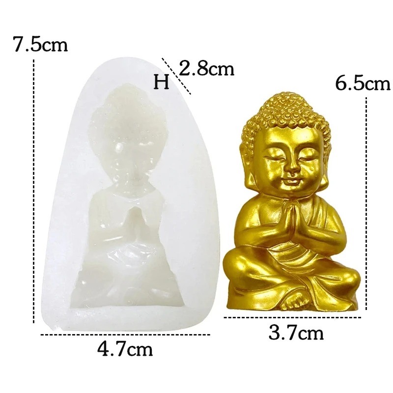 3D Buddha Silicone Candle Mold – Candle Making Process Bewertung und Preis