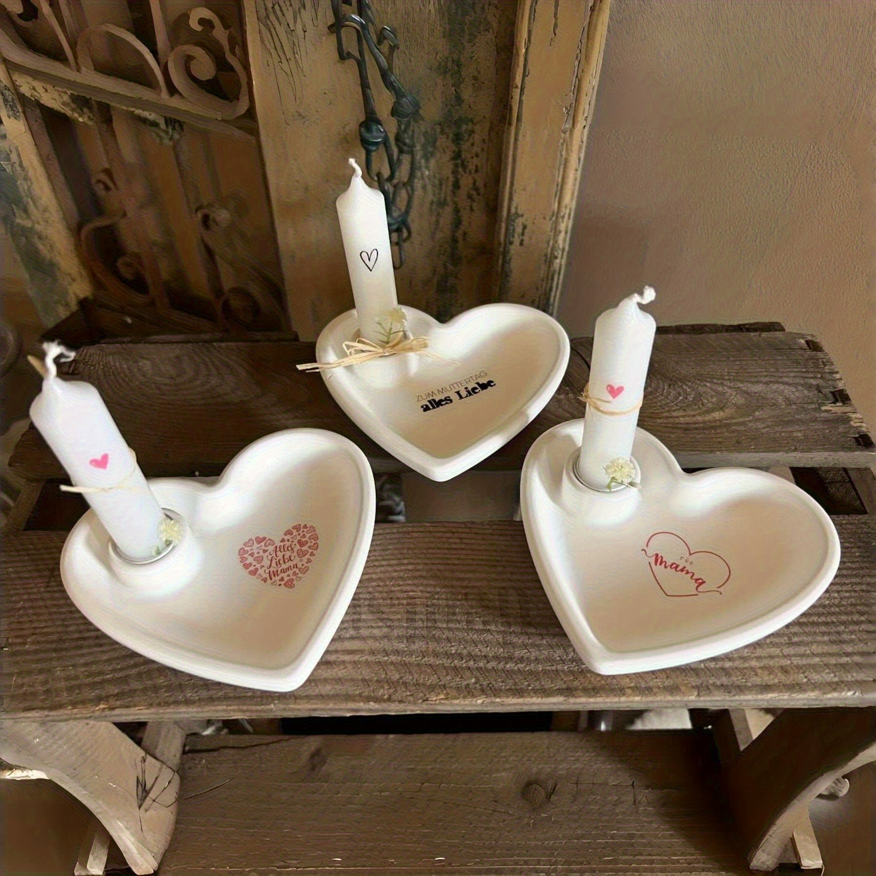 Heart-Shaped Candle Holder Sil – Candle Making Tools Bewertung und Preis