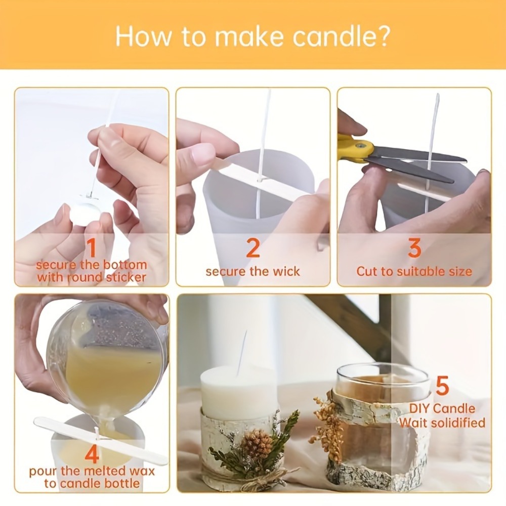 610pcs/set 300pcs Candle Wick  – Adhesive Dot Wick Bewertung und Preis
