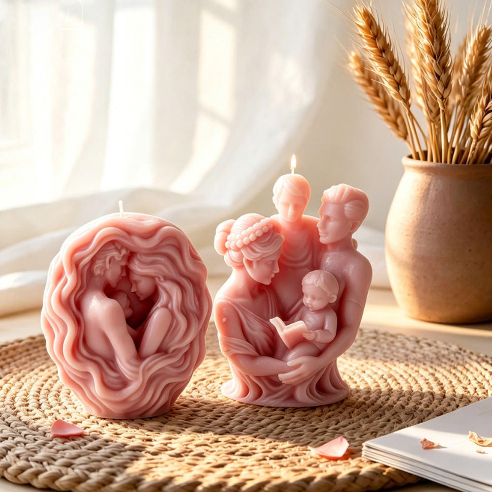 3D family hug silicone candle  – Candle Making Kit For Kids Bewertung und Preis