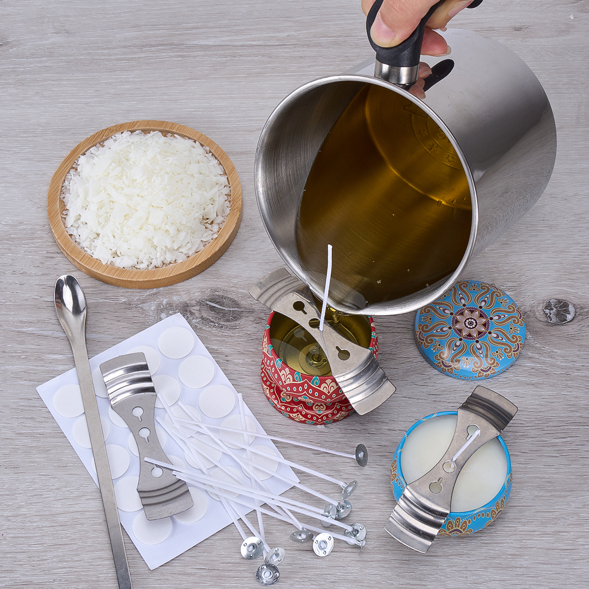 Soy Wax Kit 304 Wax Melting Cu – Candle Making Material Wholesale Bewertung und Preis