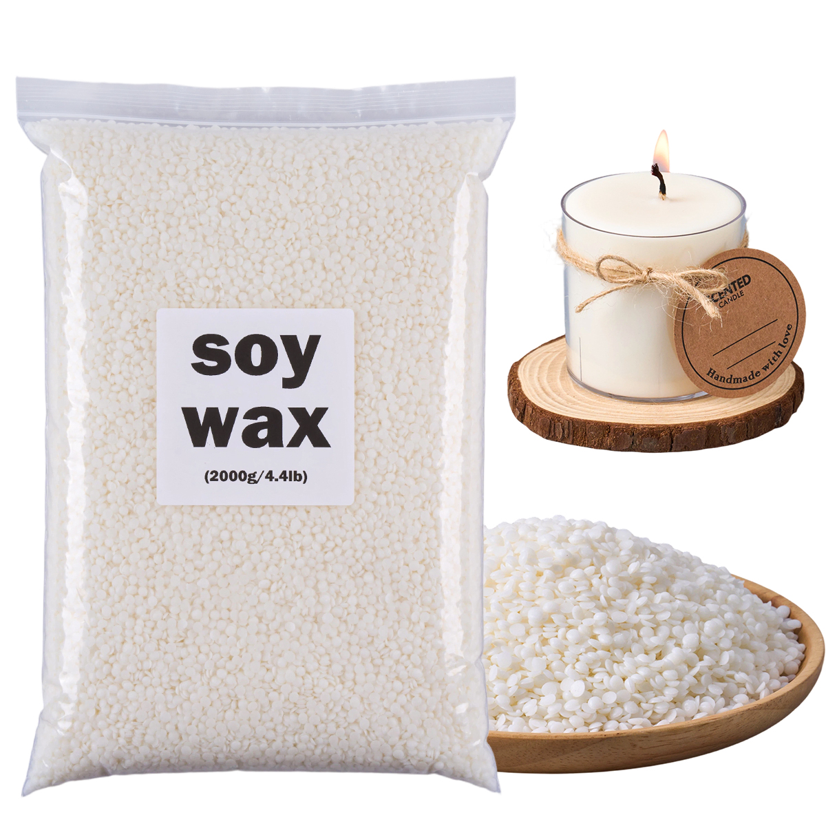 200g/500g/1000g/2000g Soy Wax  – Candle Making Material Wholesale Bewertung und Preis