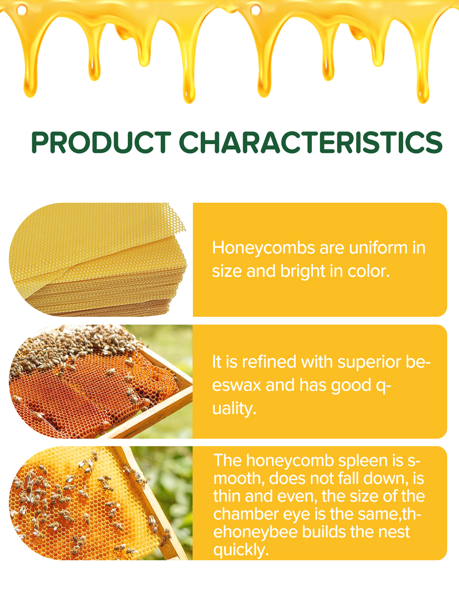 10Pcs Natural Honeycomb Bee Wa – Candle Making Experience Bewertung und Preis