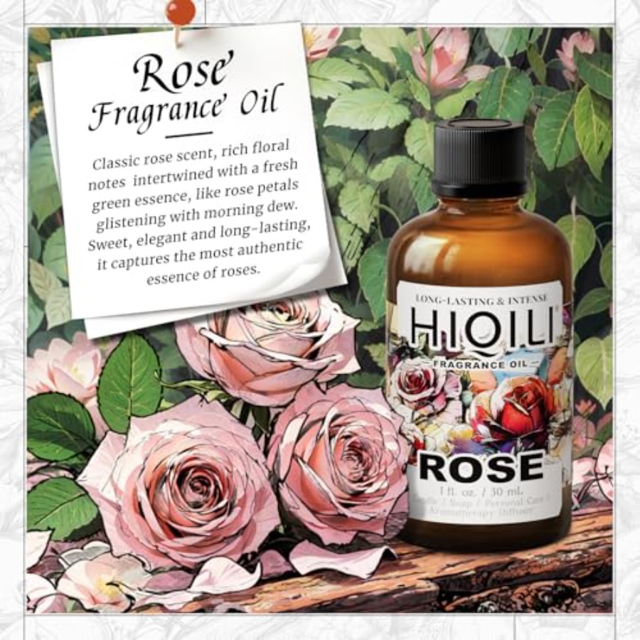 HIQILI Rose Fragrance Oil for  – Candle Making And Perfume Bewertung und Preis