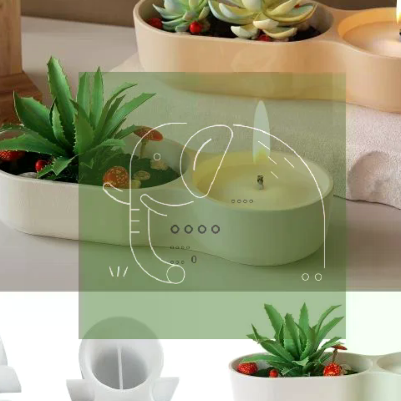 Double-Cup Plant Pot Silicone  – Candle Making Pot Bewertung und Preis