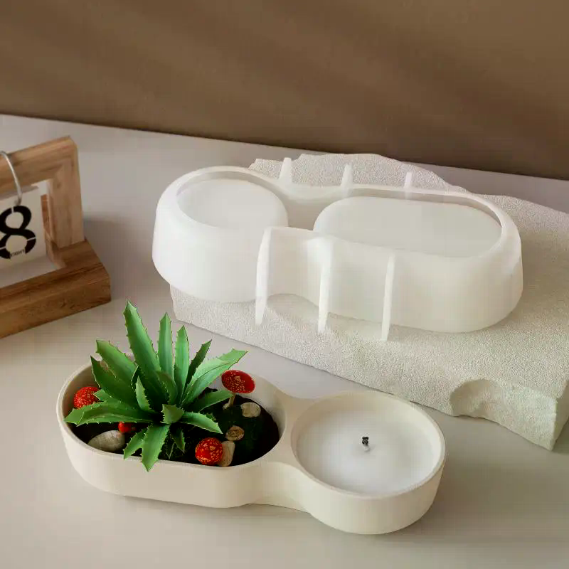 Double-Cup Plant Pot Silicone  – Candle Making Pot Bewertung und Preis