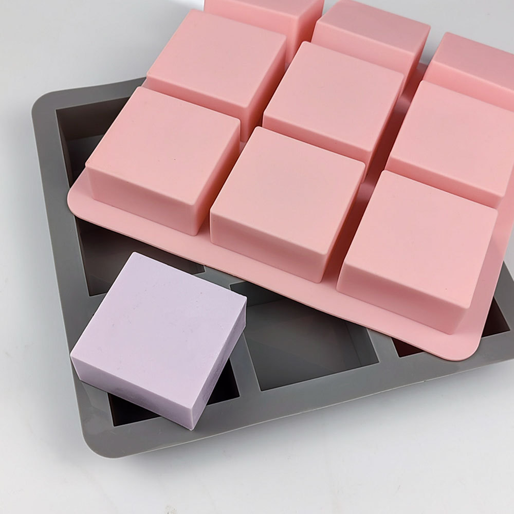 9 Hole Square Silicone Soap Mo – Candle Making Process Bewertung und Preis
