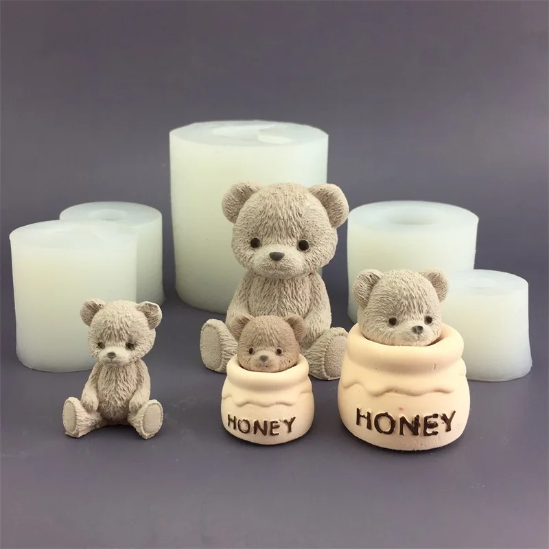 Cute Bear Honey Jar Silicone C – Candle Making Pot Bewertung und Preis