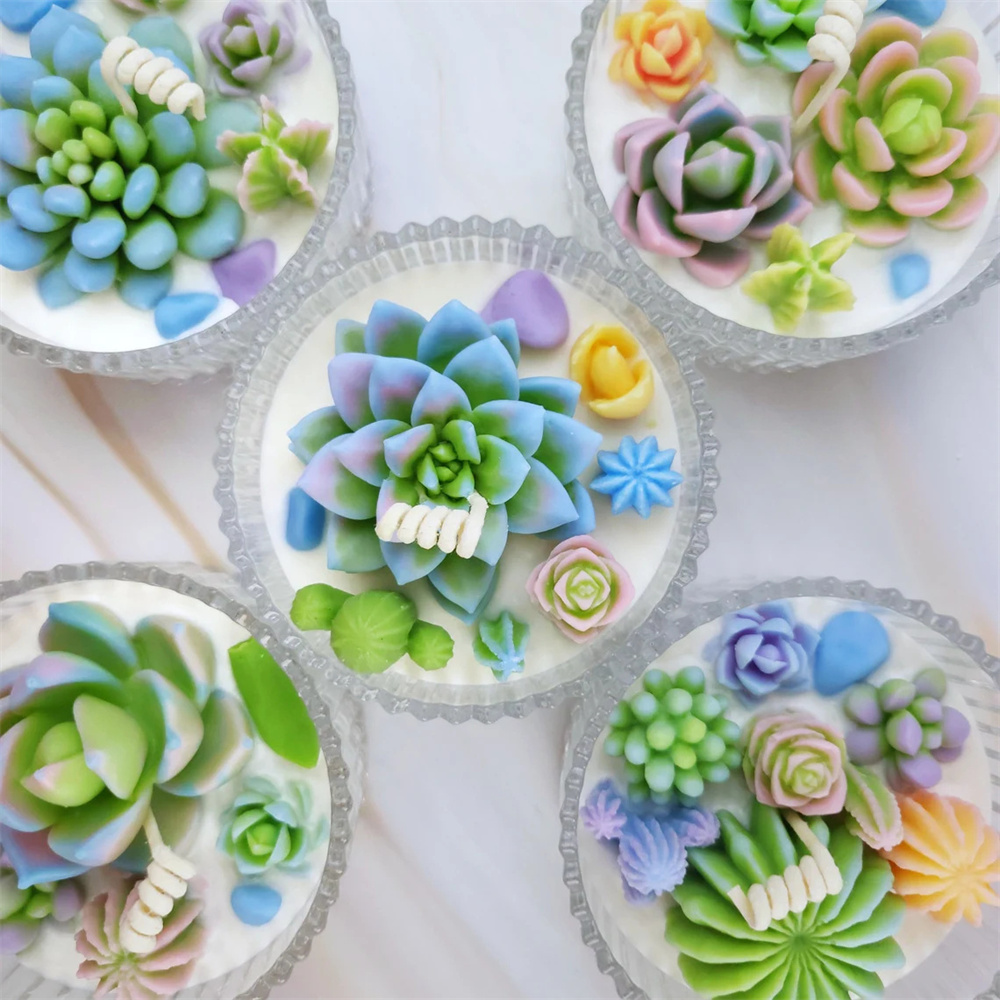 6pcs Succulent Silicone Candle – Candle Making Wax Melter Bewertung und Preis