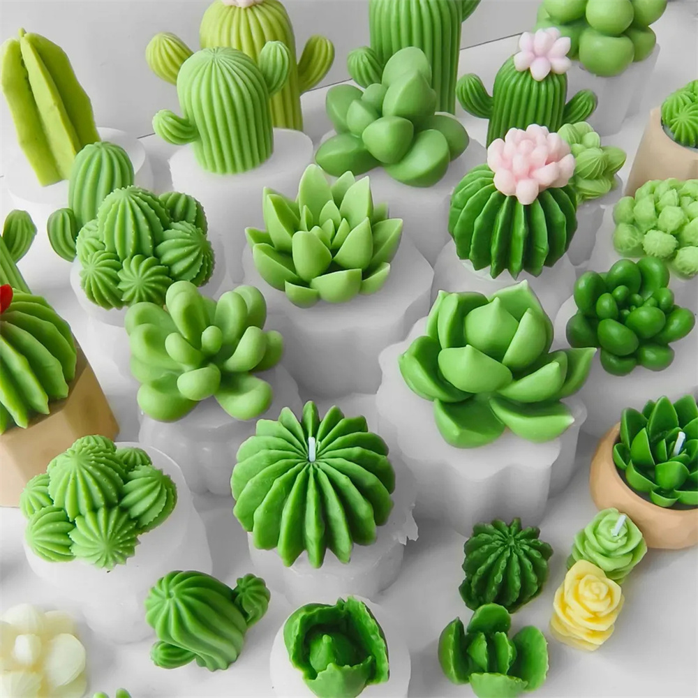 6pcs Succulent Silicone Candle – Candle Making Wax Melter Bewertung und Preis
