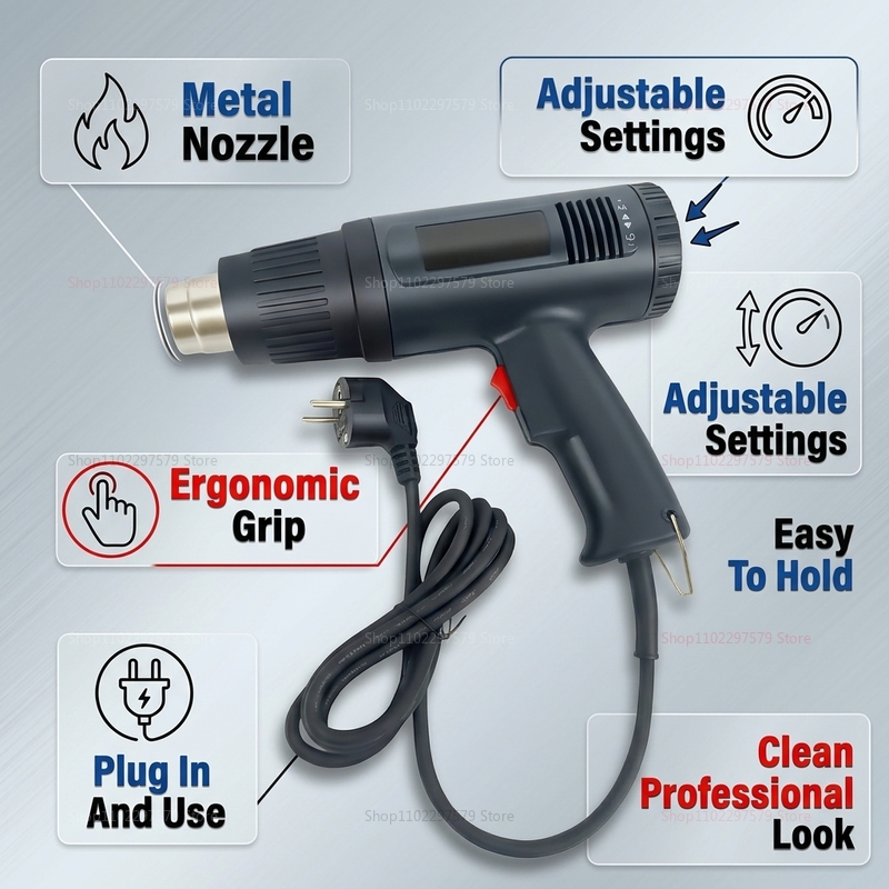 new hot air gun 2500W variable – Heat Gun Embossing Bewertung und Preis