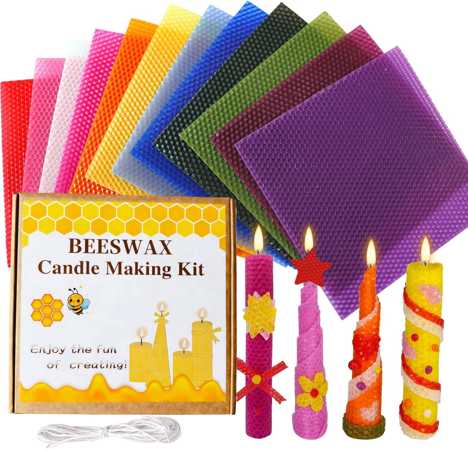 Beeswax Candle Making Kit 12pc – Candle Making Kit For Kids Bewertung und Preis