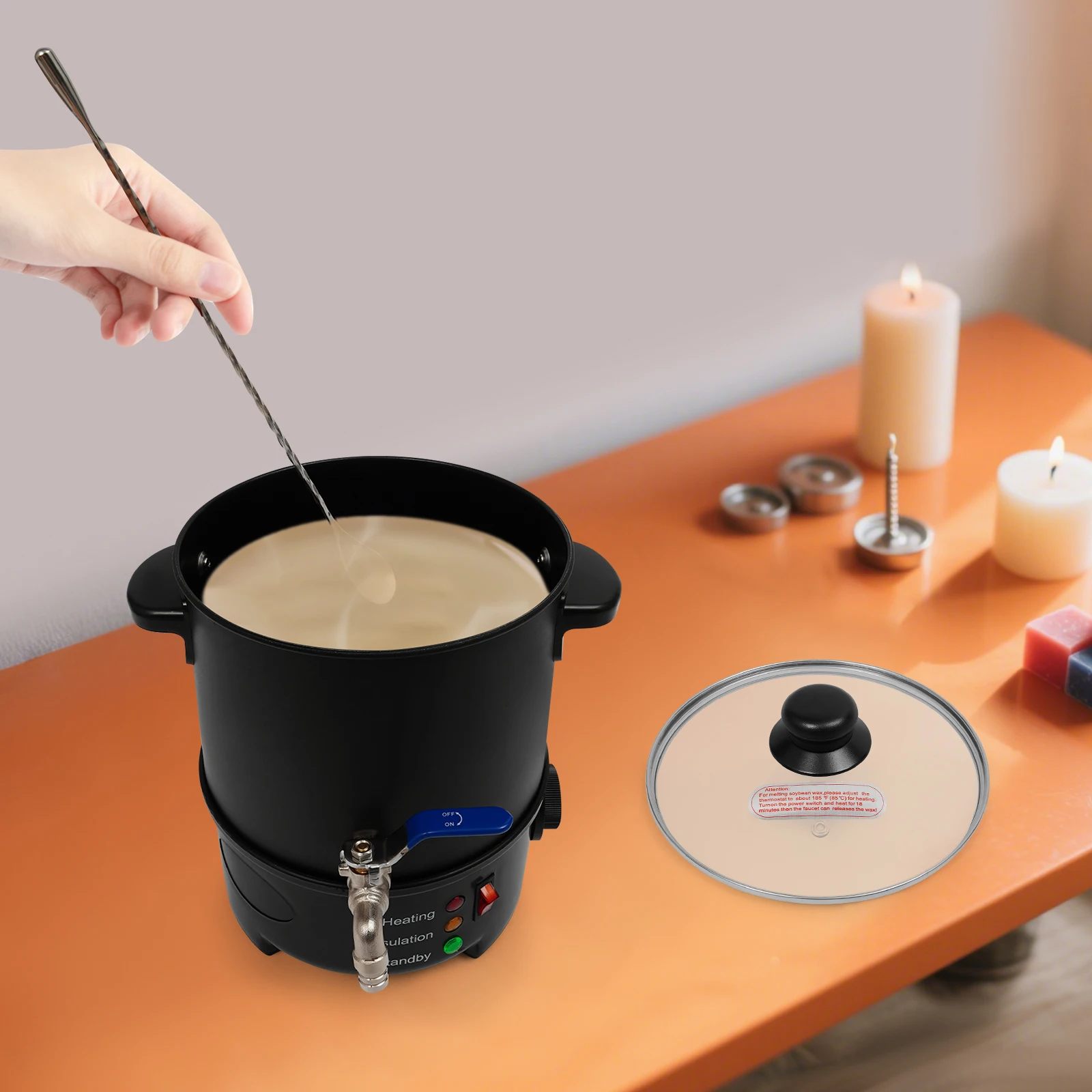 4L Electric Wax Melter, 600W 1 – Candle Making Pot Bewertung und Preis