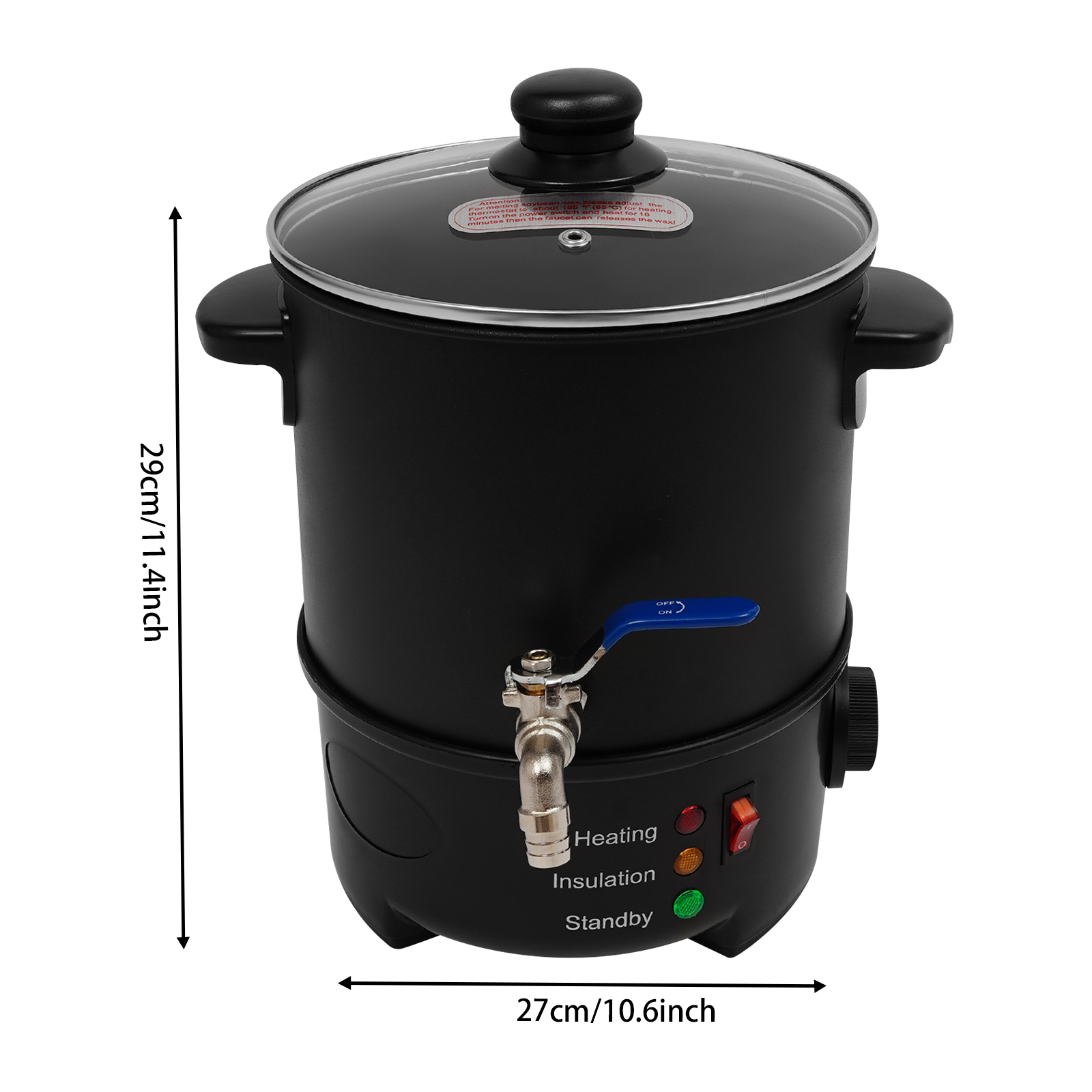 4L Electric Wax Melter, 600W 1 – Candle Making Pot Bewertung und Preis
